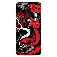 Lopard Xiaomi Redmi 8 Uyumlu Kılıf Soyut Sanat (11) Baskılı Tam Koruma