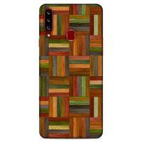 Lopard Samsung Galaxy A20s Uyumlu Kılıf Wood'X (21) Koruyucu Kapak Baskılı