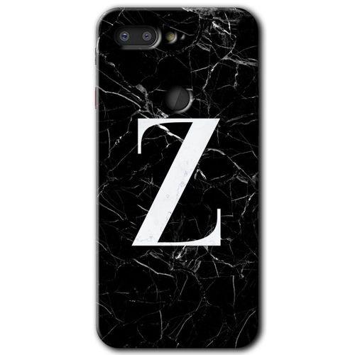 MRCİLETİSİM MRCİLETİSİM General Mobile GM 9 Pro Kılıf HD Desen Baskı Arka Kapak+Temperli Cam-Siyah Mermer Desenli Z Harfi