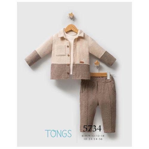 Tongs Baby Customary 3'lü Takım 5734 Kahverengi
