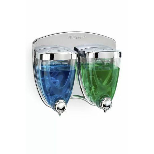 Sıvı Sabunluk Ikiz 350+350 ml Krom Kaplama Royaleks-F038