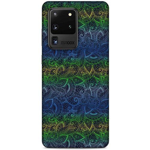 Samsung Galaxy S20 Ultra Kılıf Desenli Özel Seri Tüyler (44) Tough Armor Kılıf