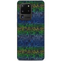 Samsung Galaxy S20 Ultra Kılıf Desenli Özel Seri Tüyler (44) Tough Armor Kılıf