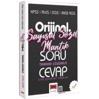 KPSS ALES DGS MEB AGS Orijinal Sayısal Sözel Mantık Tamamı Çözümlü Soru Cevap Kitabı Yargı Yayınları