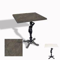 Dockers Çipa 1003 Döküm Ayak Kare Masa 60X60 cm - (Werzalit, Wermodin ve Allzalit Tabla) - Halong