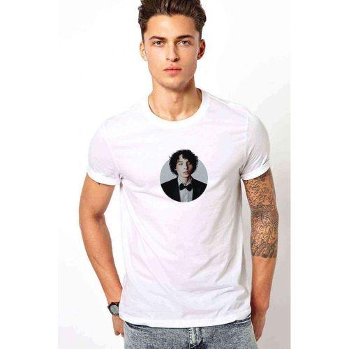 Stranger Things Finn Baskılı Beyaz Erkek Tshirt