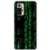 Xiaomi Redmi Note 10 Pro Kılıf HD Desen Baskılı Arka Kapak - Matrix
