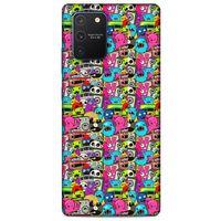 Graffitix (34) Desenli Silikon Kapak Samsung Galaxy S10 Lite Kılıf