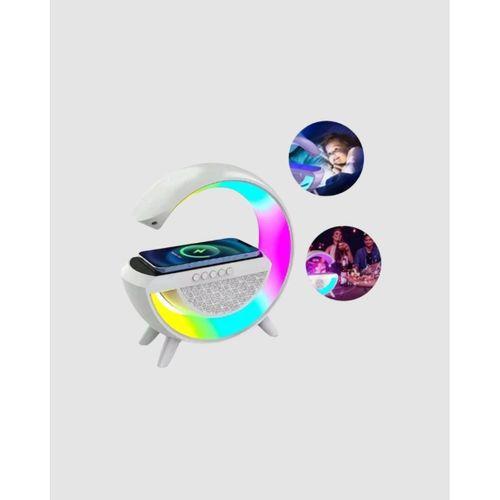 Bluetooth 5.0 Hoparlör – Kablosuz Şarj, Rgb Gece Lambası Ve Fm Radyo