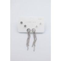 Çoklu Set Küpe - Gümüş