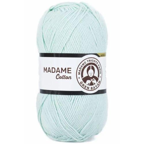 1 Adet Madame Cotton El Örgü İpi Yünü 100 gr 017 Mint Yeşili
