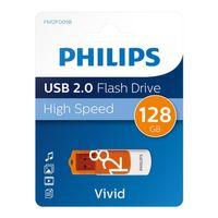 PHILIPS FM12FD05B, 128GB, USB 2.0, Vivid, Turuncu, Flash Disk