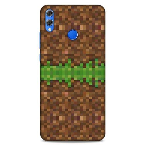 Lopard Huawei Honor 8x Uyumlu Kılıf PiXel (1) Kılıfı Yeşil Mine