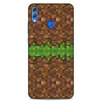 Lopard Huawei Honor 8x Uyumlu Kılıf PiXel (1) Kılıfı Yeşil Mine