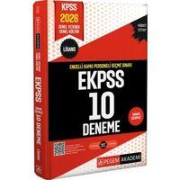 2026 E KPSS Lisans Engelli Kamu Personeli Seçme Sınavı Tamamı Çözümlü 10 Deneme Pegem Yayınları