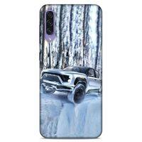 Lopard Samsung Galaxy A50s Uyumlu Kılıf PickUpX (46) Core Armor Kılıf Gümüş