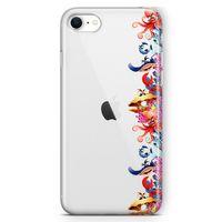 Apple iPhone SE 2020 Kılıf Ahtapot Nemo Mercan Arka Kapak Koruma Desenli Full Koruyucu