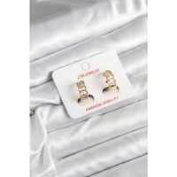 14K Gold Renk Kaplama Samanyolu Model CM Kadın Küpe