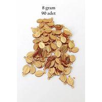 Oya Abiye Bileklik Kolye Pleksi Metalik Plastik Pul Altın Renk 8 gram 90 adet - BNC478