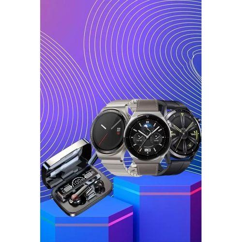 Kulak İçi Kablosuz Bluetooth Kulaklık Ve Nfc Ve Gps Özellikli Akıllı Saat Alarm Ve Titreşim
