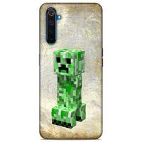 Lopard Oppo Realme 6 Uyumlu Kılıf PiXel (38) Neo Hybrid Kılıf Creeper 3D
