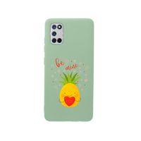 Oppo A72 Be Mine Premium Silikonlu Yeşil Telefon Kılıfı