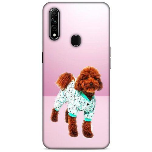 Oppo A31 Kılıf Köpek Kıyafetleri (33) Hybrid Kılıf Poodle Pijama