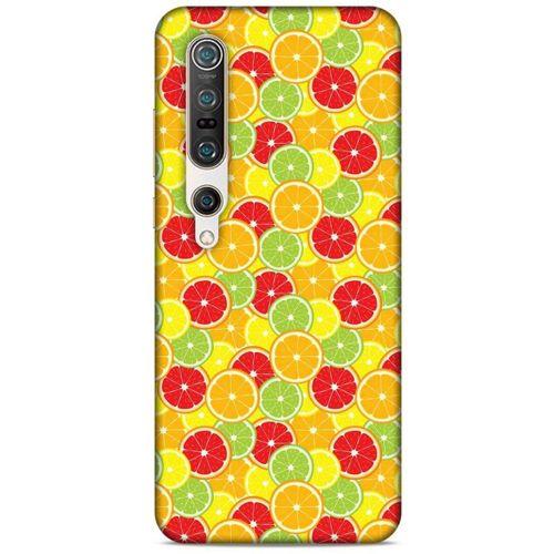 Frutix Turunç 03 Xiaomi Mi 10 Pro Kılıf Desenli Silikon
