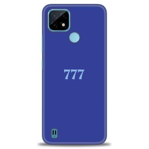 Realme C21 Kılıf HD Baskılı Kılıf - 777 + Tam Ekran Koruyucu
