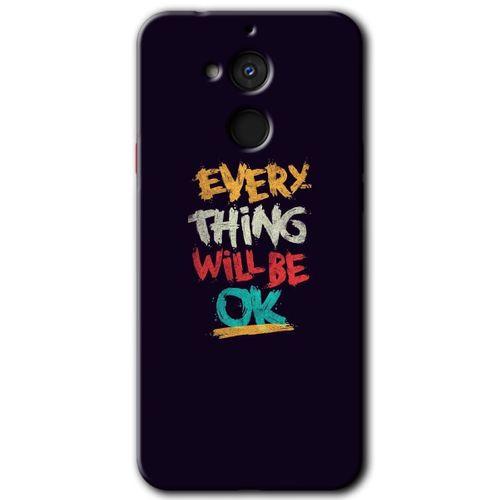 General Mobile GM 8 Kılıf HD Desen Baskılı Arka Kapak + Temperli Cam - Everything