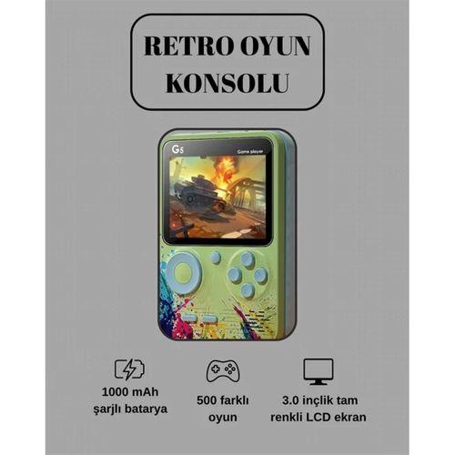 G5 Game Box Retro Mini Oyun Konsolu – 500 Dahili Oyun