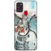 Samsung Galaxy A21s Kılıf Almanya (25) Antişok Kapak Schloss Neuschwanstein Şatosu