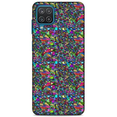 Lopard Samsung Galaxy A12 Uyumlu Kılıf Soyut Sanat (31) Baskılı TPU Kılıf