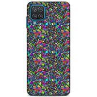 Lopard Samsung Galaxy A12 Uyumlu Kılıf Soyut Sanat (31) Baskılı TPU Kılıf