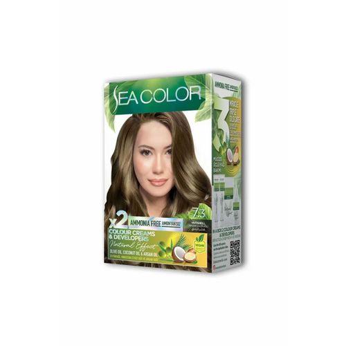 2 Tüp Krem Saç Boyası Seti Fındık Kabuğu No:7.3