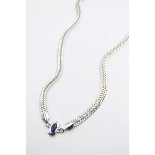 Taşlı Vip Kolye - Gümüş