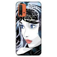 Lopard Xiaomi Redmi 9T Uyumlu Kılıf Sürreal Yüzler ♀ (22) Tam Koruma Kılıfı Desenli