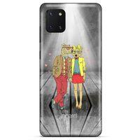 Huawei Y5P Kılıf FunnyMaX (35) Fit Design Kılıf Gri
