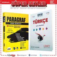 Limit TYT Türkçe ve ENS TYT AYT Paragraf Soru Bankası Seti 2 Kitap