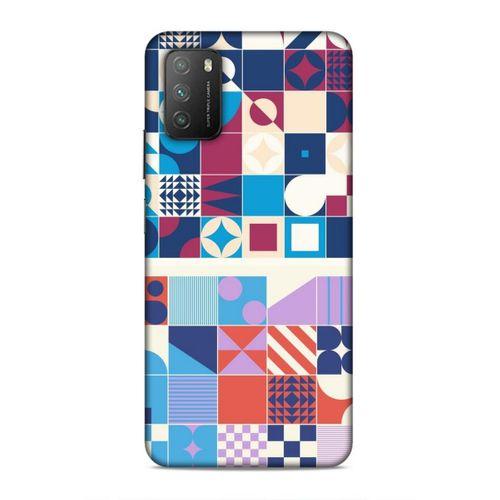 Xiaomi Poco M3 Uyumlu Kılıf Insomnia (5) Koruma Kabı Lacivert Kırmızı