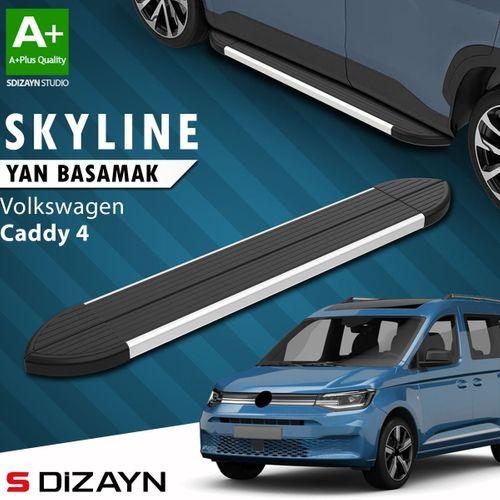 S-Dizayn VW Caddy 4 Skyline Aluminyum Yan Basamak 193 Cm 2020 Üzeri A+ Kalite