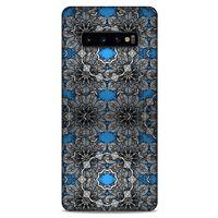 Samsung Galaxy S10 Plus Uyumlu Kılıf Mavi Delisi (35) Fit Design Kılıf Bölgesel