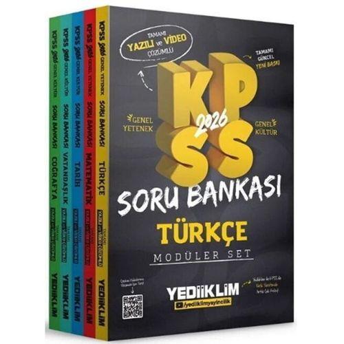2026 KPSS Genel Yetenek Genel Kültür Soru Bankası Modüler Set Yediiklim Yayınları