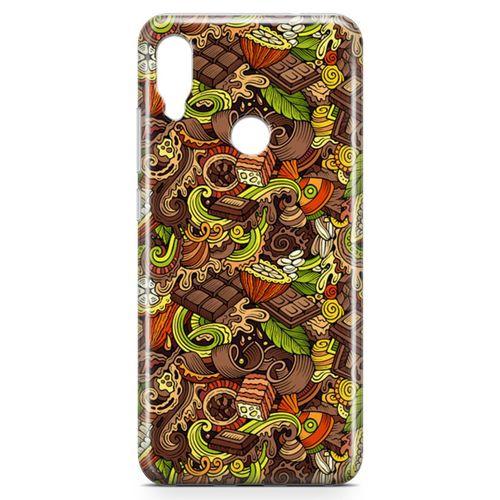 Xiaomi Redmi Note 7 Pro Kılıf Krokan Cikolata Arka Kapak Koruma Desenli Full Koruyucu