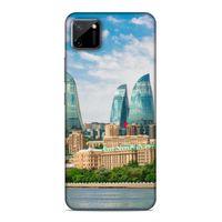 Realme C11 Uyumlu Kılıf Azarbaijan (4) Koruma Kılıfı Alev Kuleleri