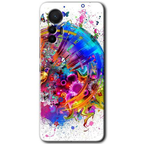 Xiaomi Mi 12 Lite HD Baskılı Kılıf + 9D Tam Ekran Koruyucu - 4K Clock