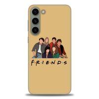 Samsung Galaxy S23 Kılıf HD Baskılı Kılıf - Friends + Tam Ekran Koruyucu