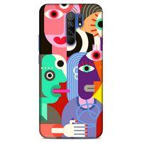 Lopard Xiaomi Redmi 9 Uyumlu Kılıf Soyut Sanat (14) Desenli Lansman Kılıf