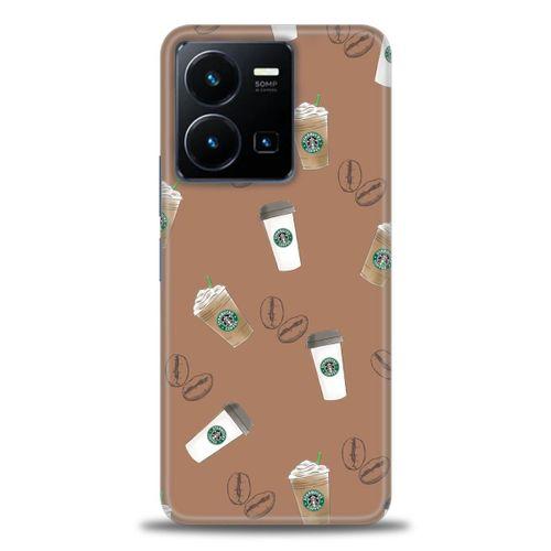 Tecno Spark Go 2023 Kılıf HD Baskılı Kılıf - Kahveler + Tam Ekran Koruyucu