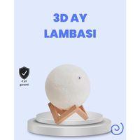 Rgb Modlu 16 Renkli Ay Gece Lambası 3d Baskı